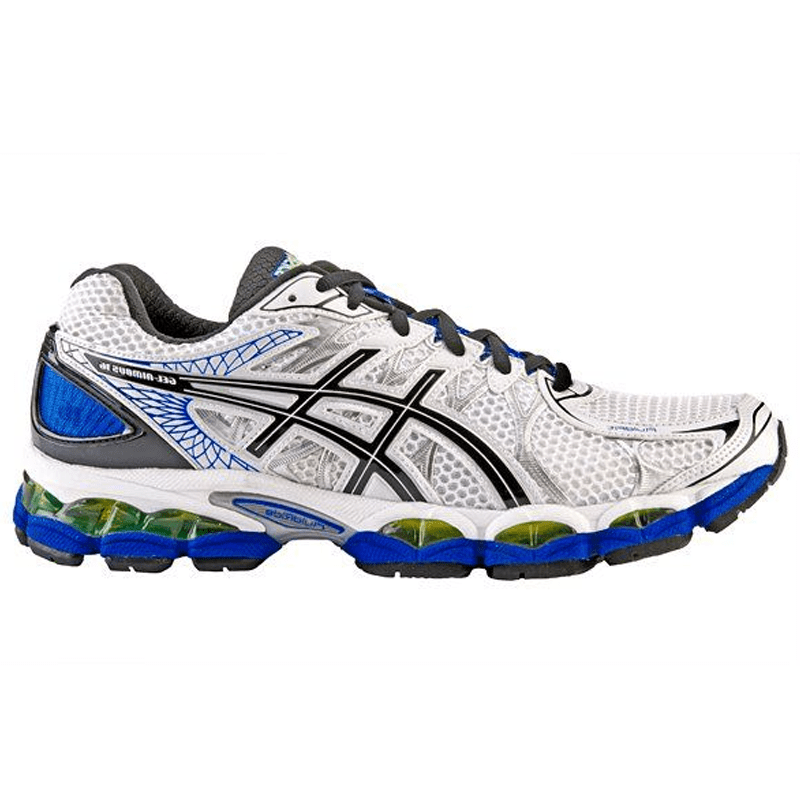 Mens ASICS GEL Nimbus 16 Snow White Royal Blue