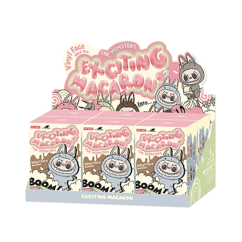 Pop Mart Labubu The Monsters Tasty Exciting Macarons Vinyl Face Sealed