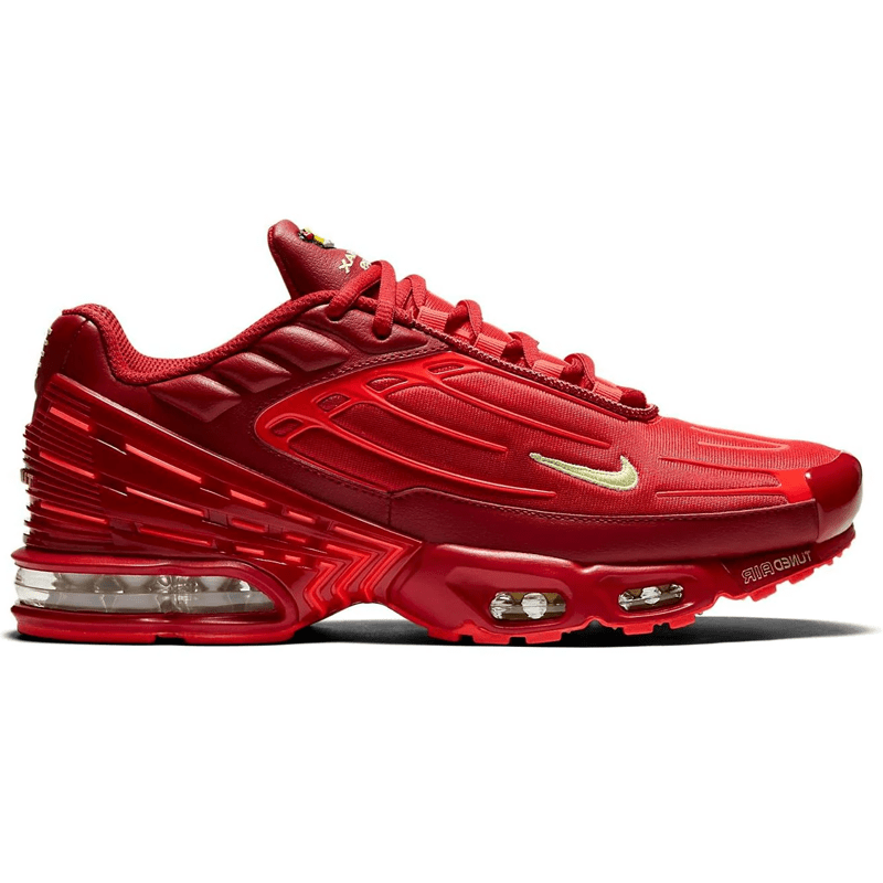 Mens Nike Air Max Plus TN3 White Gym Red