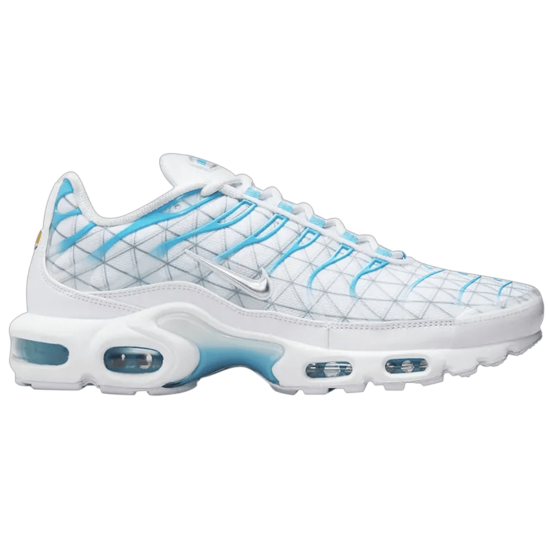 Mens Nike Air Max Plus TN White Metallic Silver