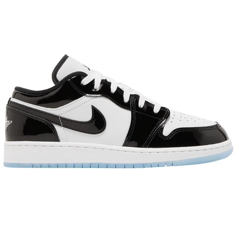 Womens Air Jordan 1 Low SE GS White Black