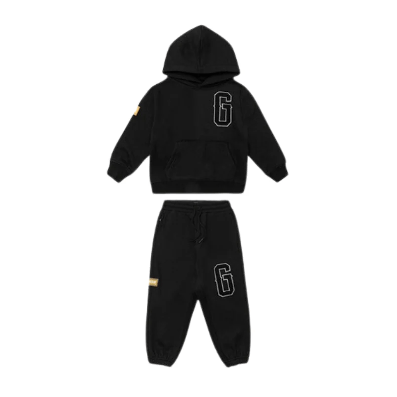 Kids Geedup Oversized G Tracksuit Set Black